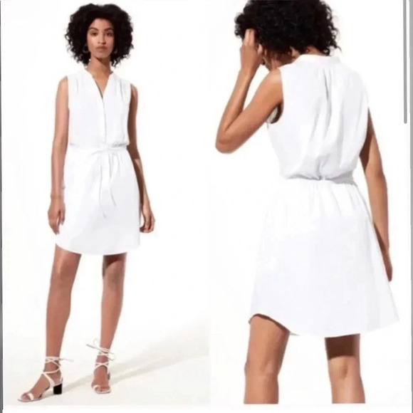 Aritzia Babaton White Benedict Dress - Picture 1 of 5
